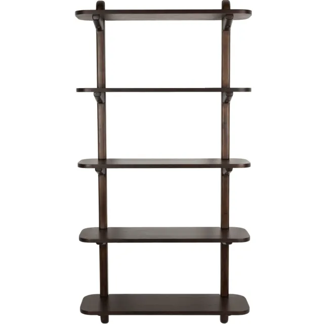 Zuiver Hogar Wandkast/ Wandplanken Donkerbruin