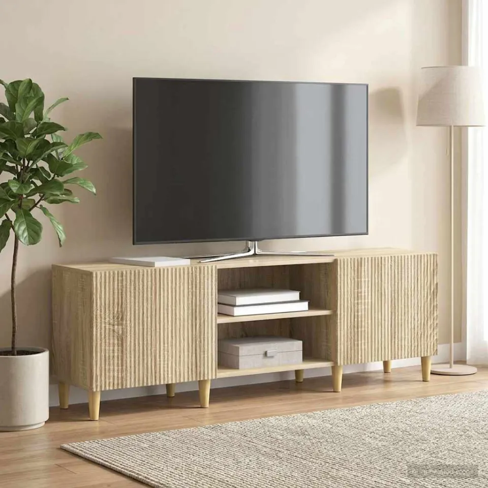 vidaXL TV-kast Sonoma Eiken 150 x 31 x 50 cm Bewerkt hout, foto 4