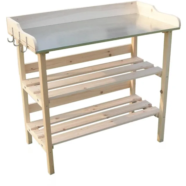 DailySupplies® Oppottafel - Tuinwerktafel - Tuinwerkbank - Bruin