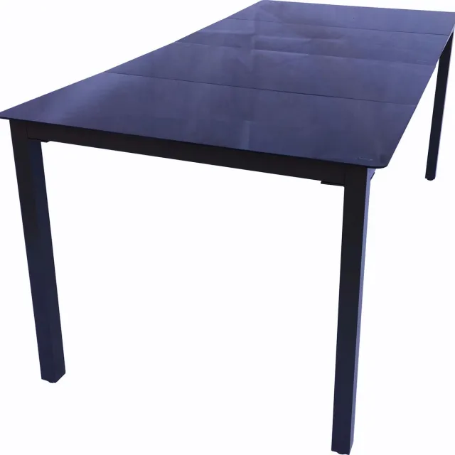 Vcm alleen terrastafels, tuintafel, eettafels voor buiten Schwarzglas