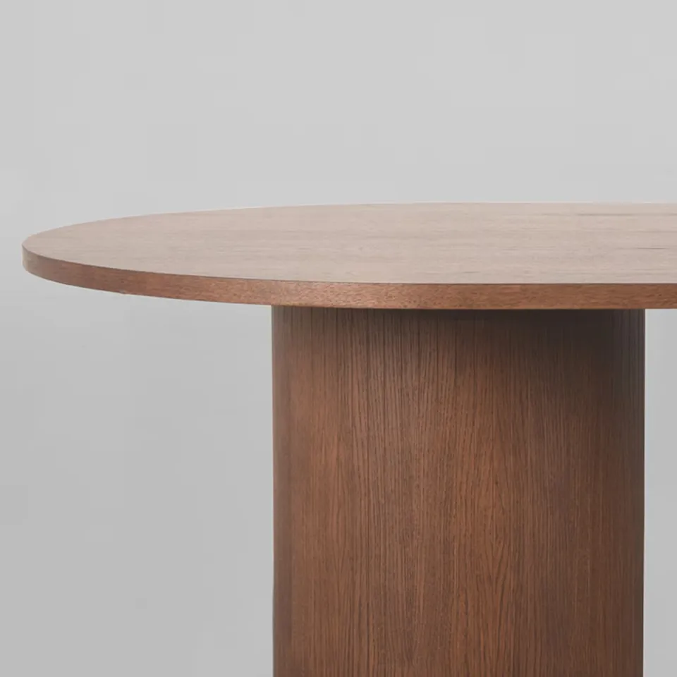 LABEL51 Oliva ovale eettafel walnoot, foto 4