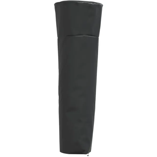 vidaXL Heaterhoes piramidevormig 86x47x241 cm 420D oxford zwart