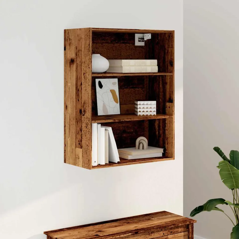 vidaXL Bovenkast 69,5x32,5x90 cm oud houtkleurig bruin, foto 2