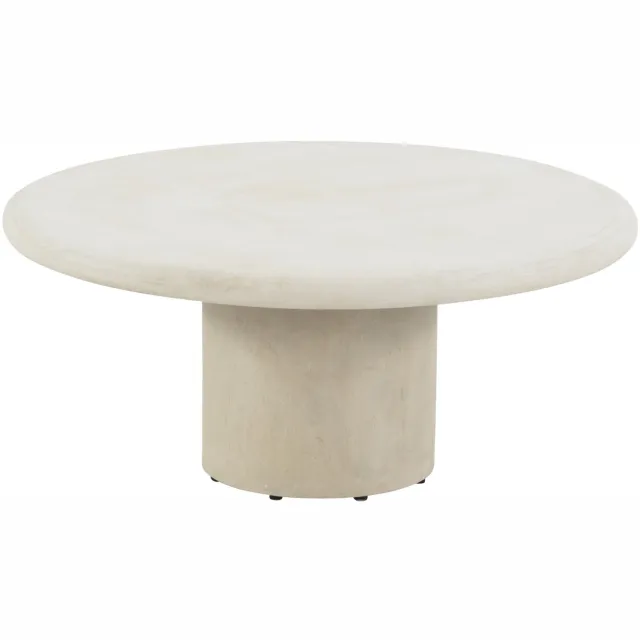 4 Seasons Outdoor Hampton lounge tuintafel rond mortex beige 80xH35 cm 4 Seasons Outdoor