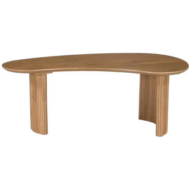 Vente-unique Salontafel van mangohout - Licht naturel - TAMENIA van Maison Céphy Natuurlijk licht