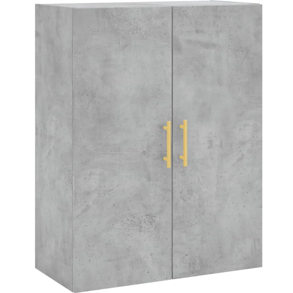 vidaXL Wandkast 69,5x34x90 cm betongrijs
