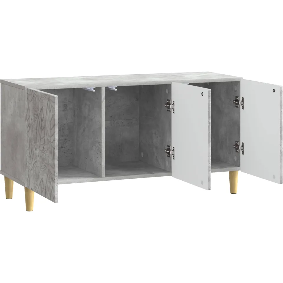 vidaXL TV-kast 99 x 34,5 x 50 cm Betongrijs Bewerkt hout grijs, foto 4