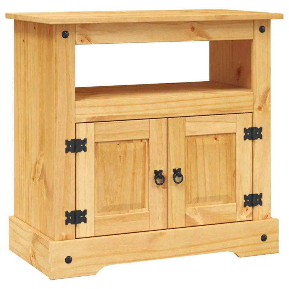 vidaXL Tv-meubel Mexicaans grenenhout Corona-stijl 80x43x78 cm Bruin