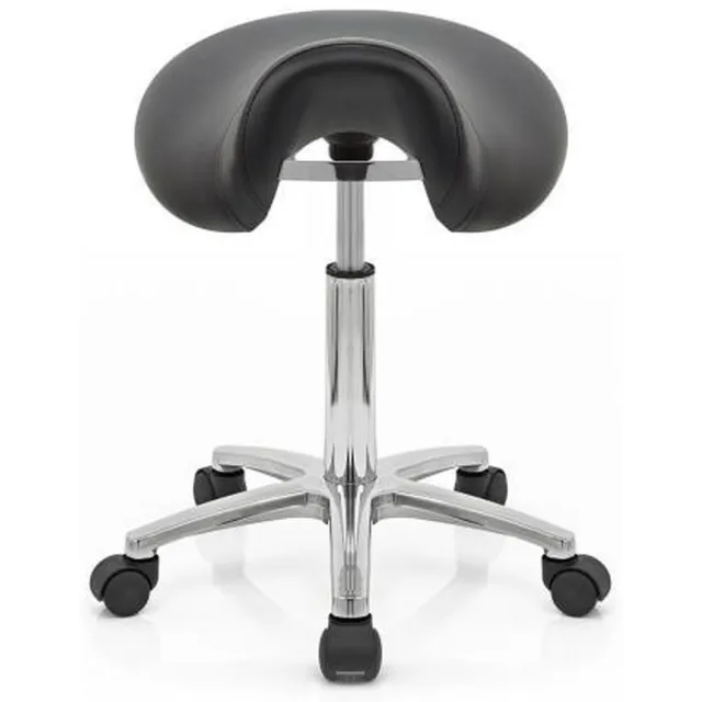 Novicum Vita zadelkruk kappersfiets - Zwart -Large gasveer zithoogte 57 tot 82cm - Groot zadel - kapperskruk Zwart large