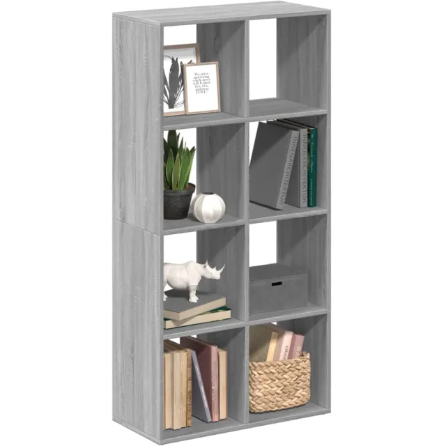 vidaXL Kamerscherm / boekenkast 69,5x29x137,5 cm hout grijs sonoma eik