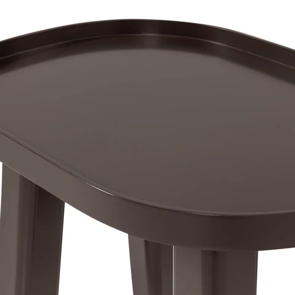 WOOOD Mosa bijzettafel donkerbruin, foto 4