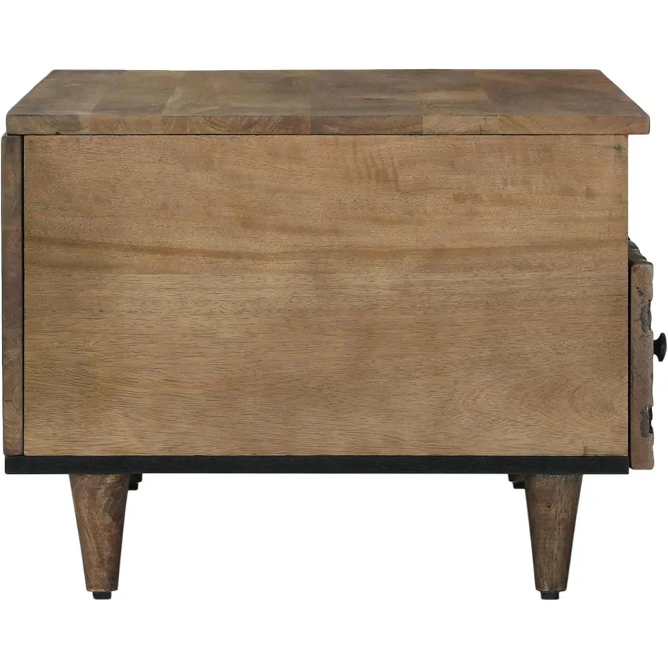 vidaXL Salontafel Bruin 80 x 54 x 40 cm Massief Mango Hout, foto 4