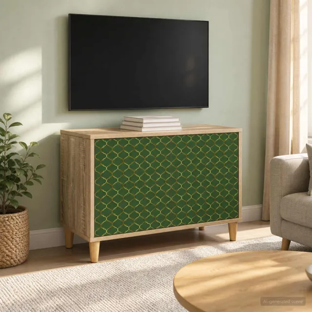vidaXL Tv-meubel GELEEN 69 x 33 x 50 cm Sonoma Bewerkt hout bruin, foto 2