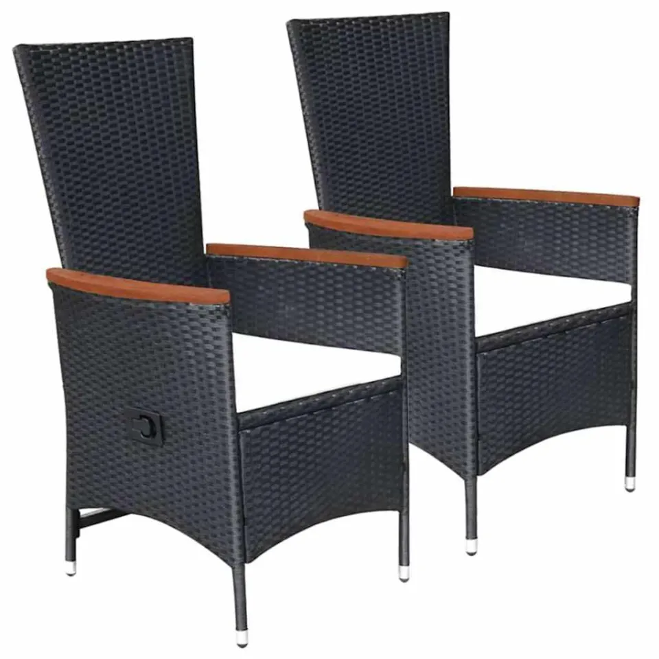 vidaXL 5-delige Tuinset zwart, foto 2