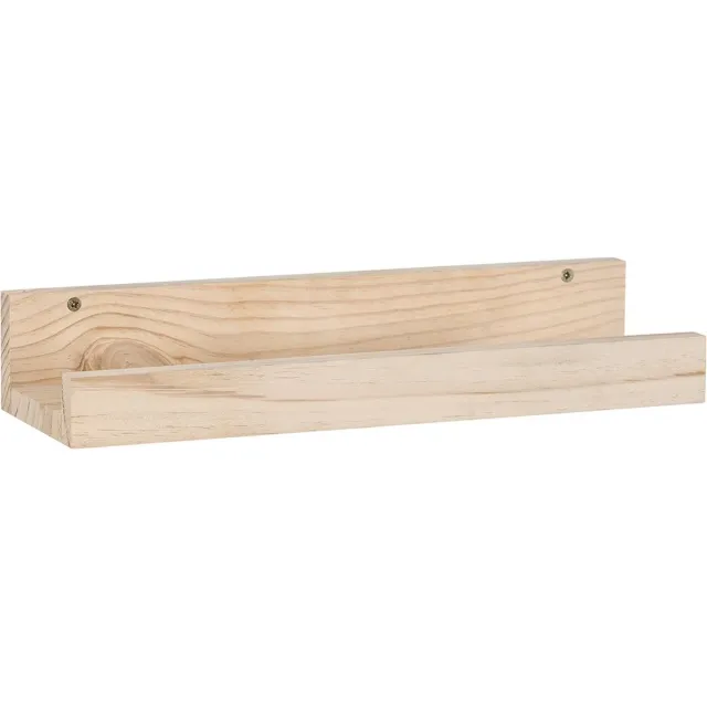 Astigarraga Wandplank in massief grenen 40x13x7cm Beige