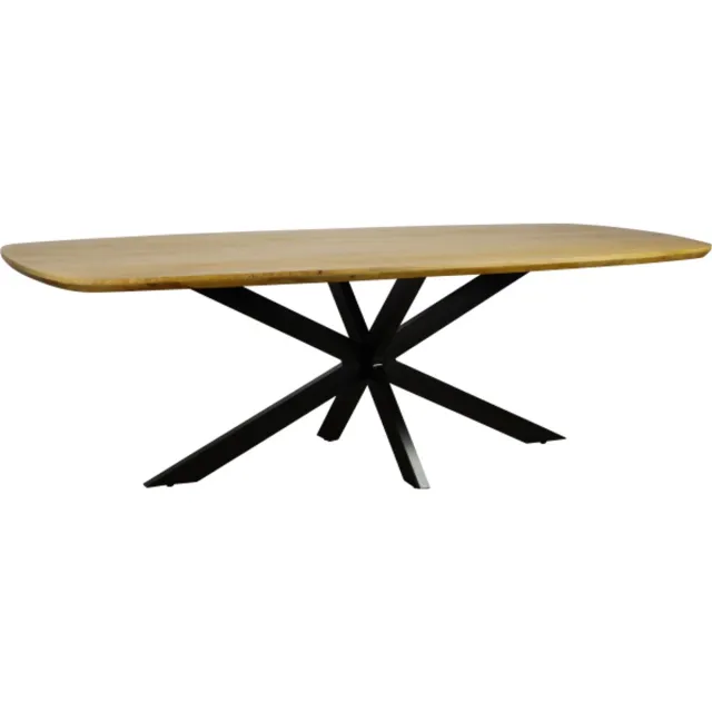 Meubelplaats Eettafel Colorado Deens ovaal mangohout 300x110 cm Naturel
