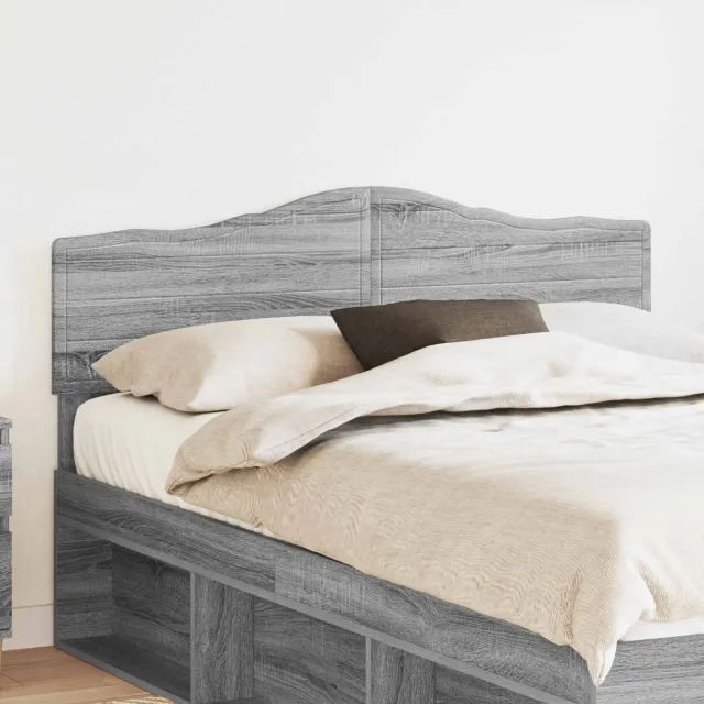 vidaXL Hoofdbord Grijs Sonoma Bewerkt hout