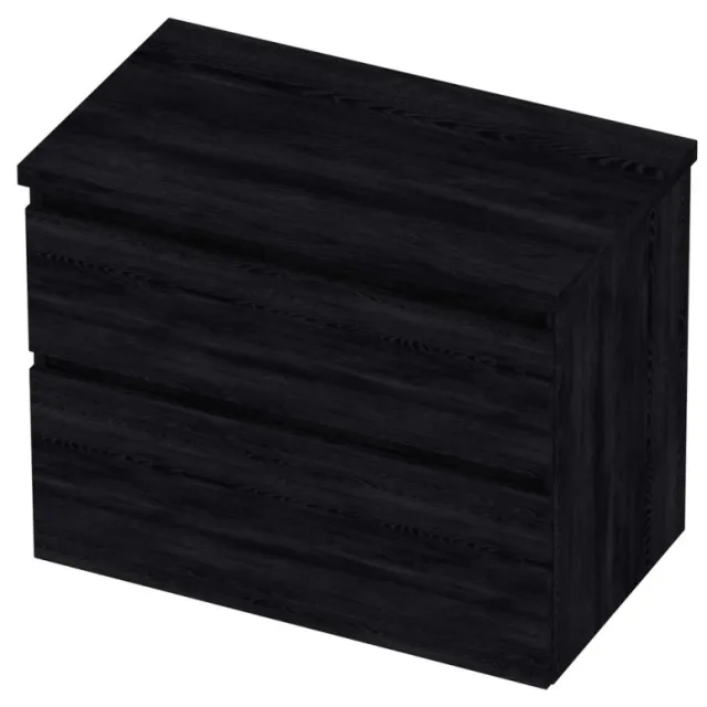 Proline Deck Badmeubelset Asymmetrisch 80x46x55 cm Black Oak Eiken