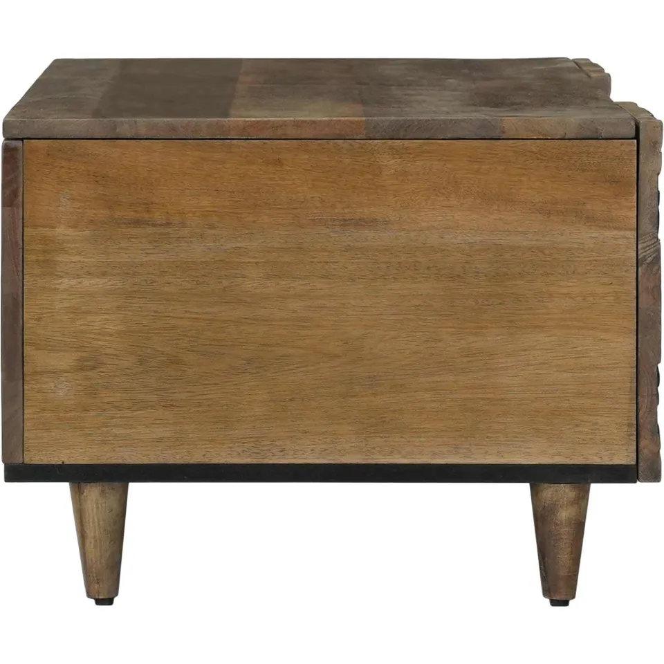 vidaXL Salontafel Bruin 100 x 54 x 40 cm Massief Mango Hout, foto 4