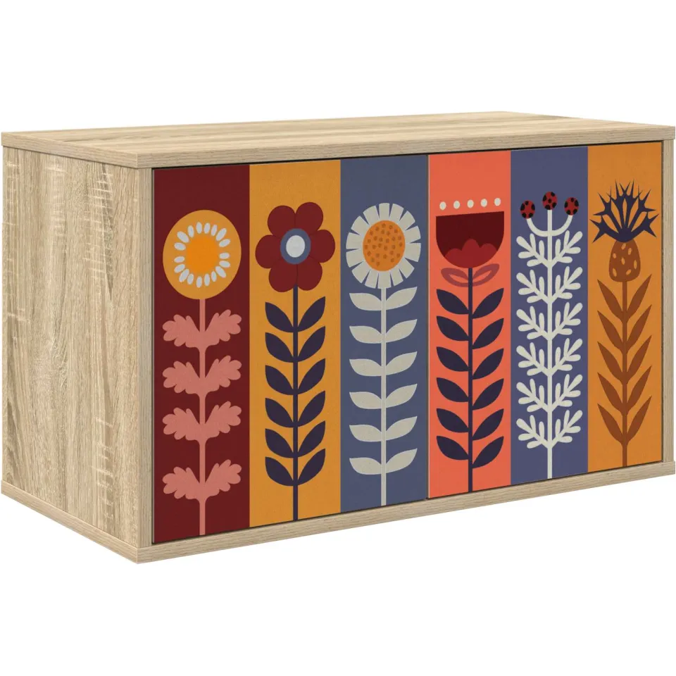 vidaXL Wandgemonteerd tv-meubel ESSEN 69 x 33 x 40 cm Sonoma Eiken, foto 3
