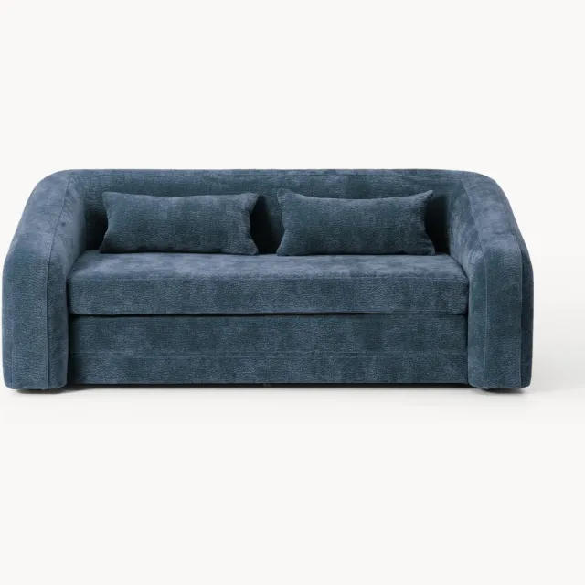 Westwing Collection Slaapbank Eliot (2-zits) Blauw