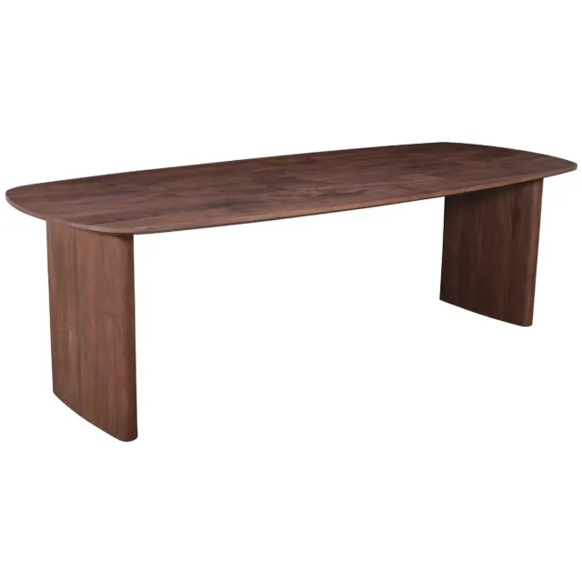 DÉJA Living Eettafel Fender - Walnoot - Deens Ovaal - 250 cm - Mangohout