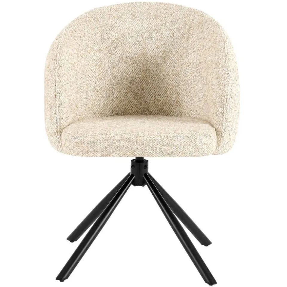 Giga Meubel Emilia eetkamerstoel beige draaibaar, foto 2