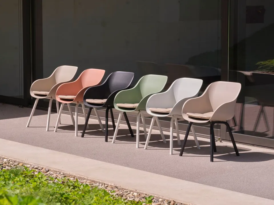 Hartman tuinmeubelen Hartman Le Soleil Element dining tuinstoel roze, foto 4