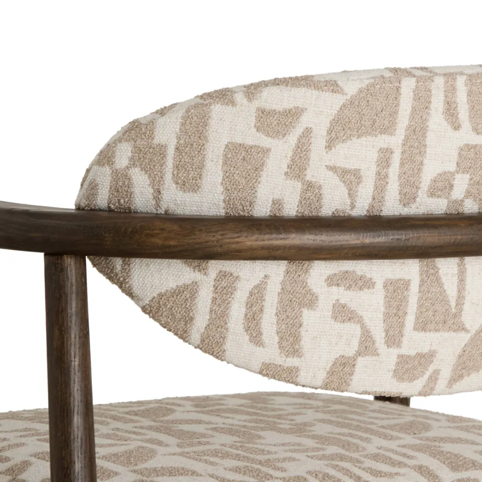 NOUS Living eetkamerstoel Elly beige, foto 7