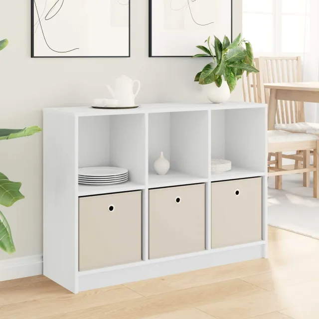 vidaXL Dressoir Wit 102 x 32 x 73,5 cm, foto 2