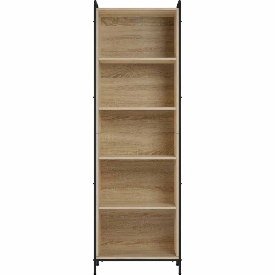 vidaXL Boekenkast 55,5 x 33 x 174 cm Bewerkt hout Sonoma Eiken Bruin