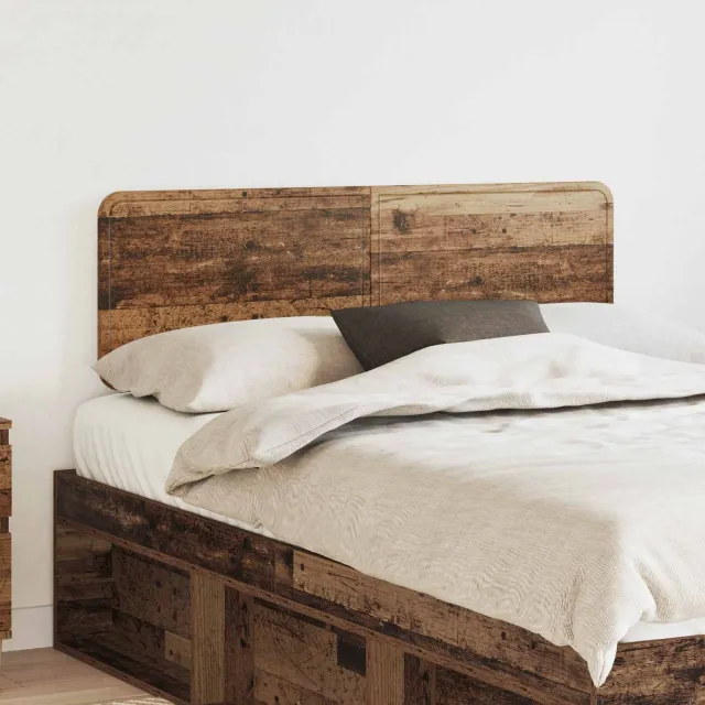 vidaXL Hoofdbord Oud Hout Bewerkt hout Bruin