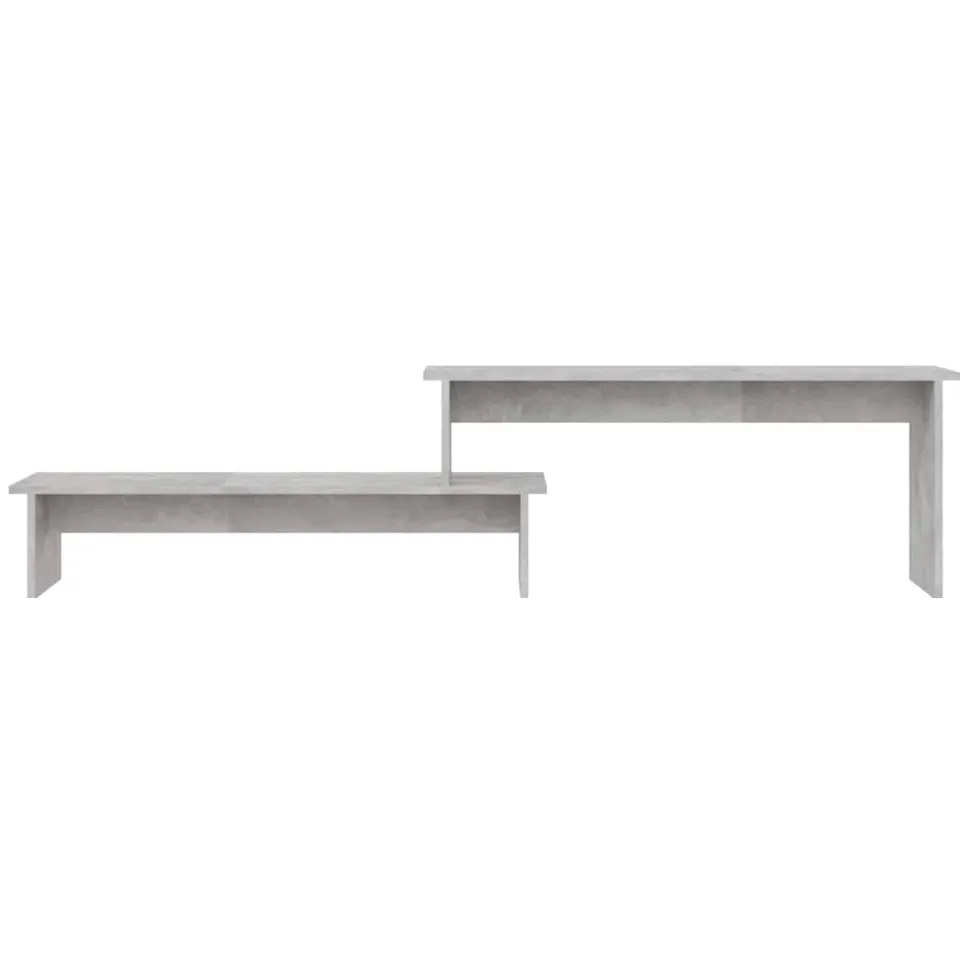 vidaXL Tv-meubel 180x30x43 cm bewerkt hout betongrijs