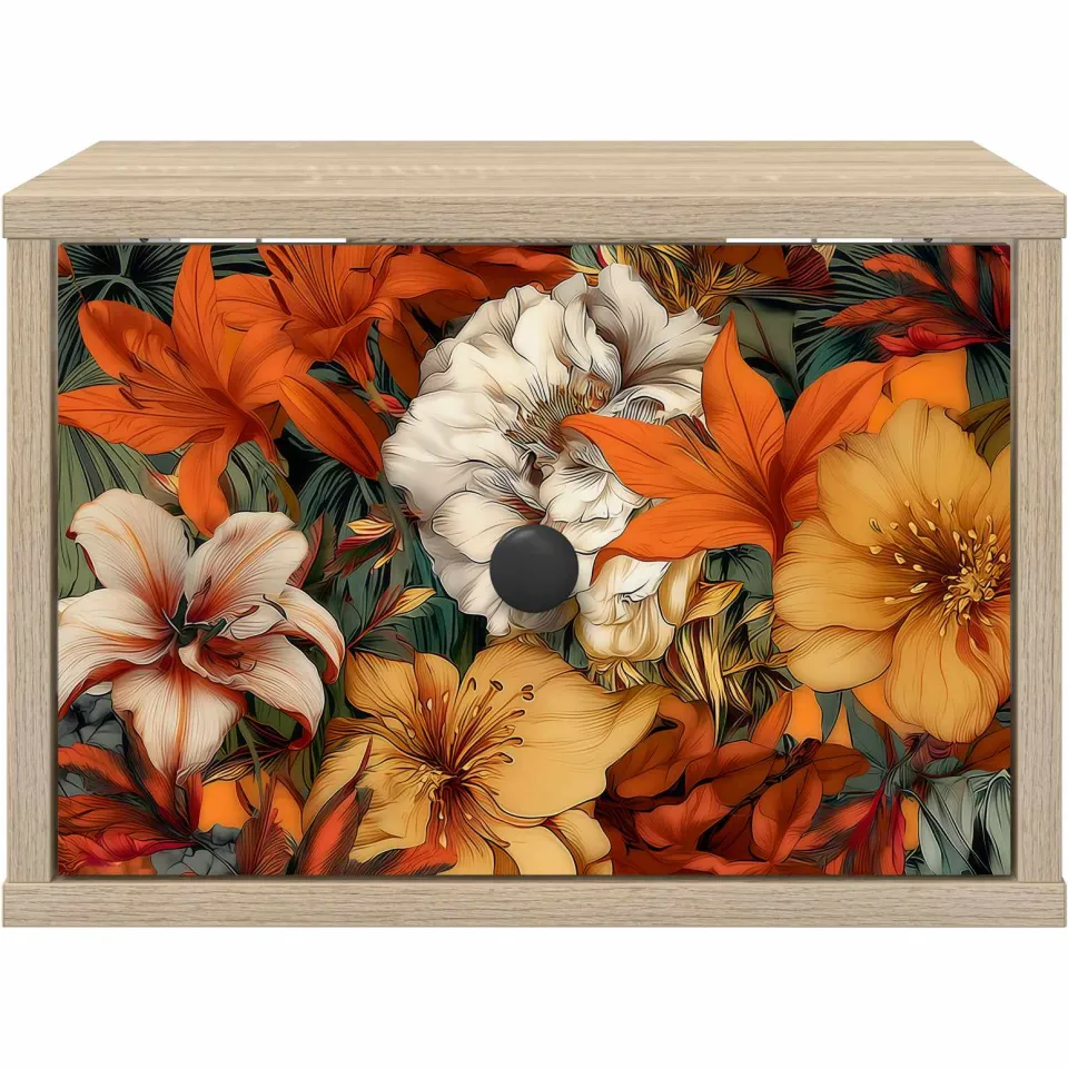 vidaXL Wandkastje GENNEP Sonoma Eiken 36 x 33 x 25 cm Bewerkt hout, foto 4