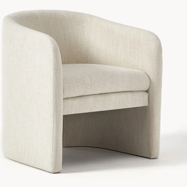 Westwing Collection Loungefauteuil Mairo Beige