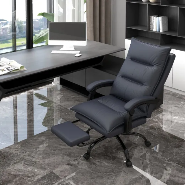 COVREO Bureaustoel 66 x 74 x 114-121,5 cm donkergrijs, stof met massagefunctie