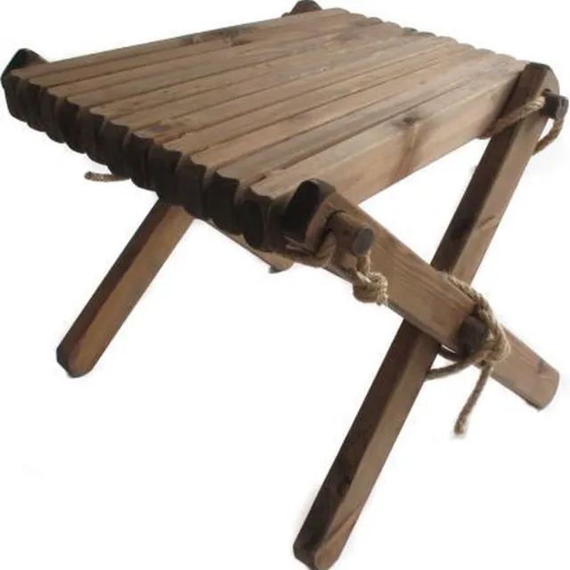 Ecofurn Bijzettafel Lilli Pine Brown passend bij EcoChair bruin