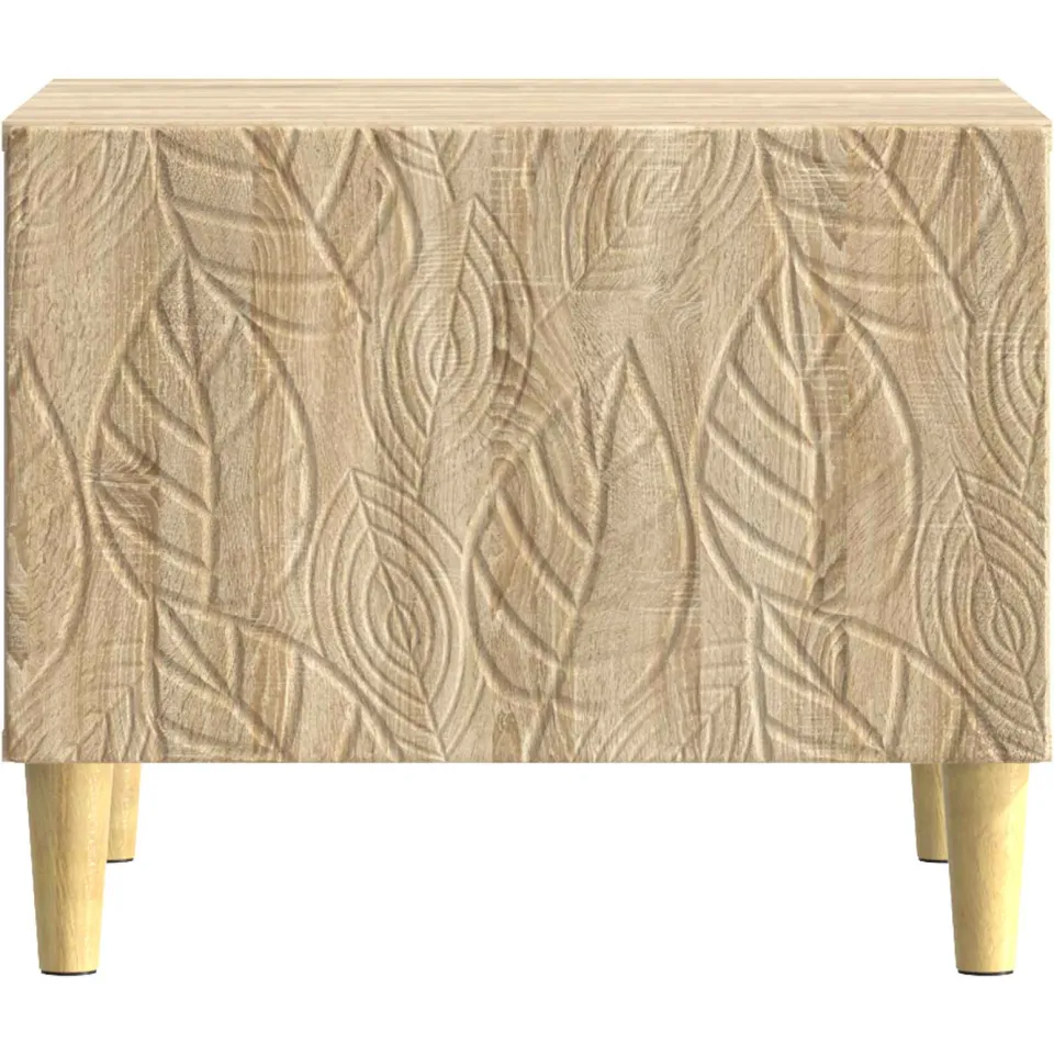 vidaXL Salontafel Sonoma Eiken 50 x 49 x 40 cm Bewerkt hout, foto 4