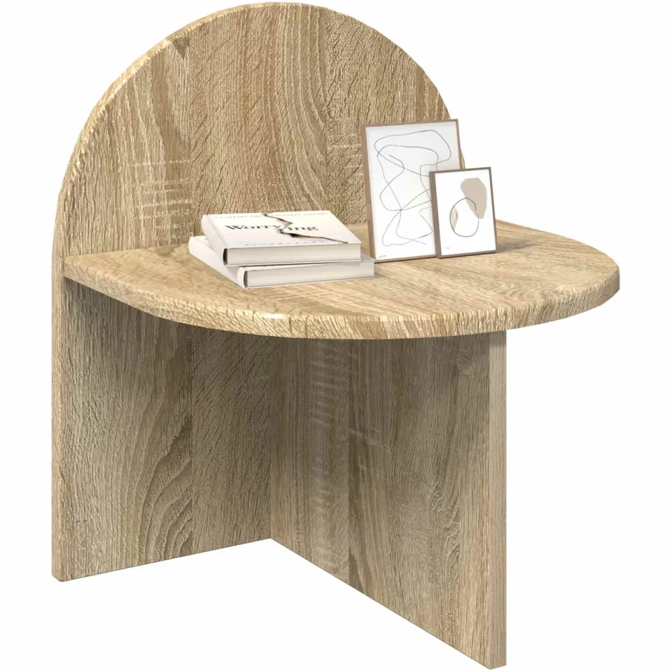 vidaXL Nachtkastje 2 st Sonoma Eiken 40 x 35,5 x 45,5 cm Bruin