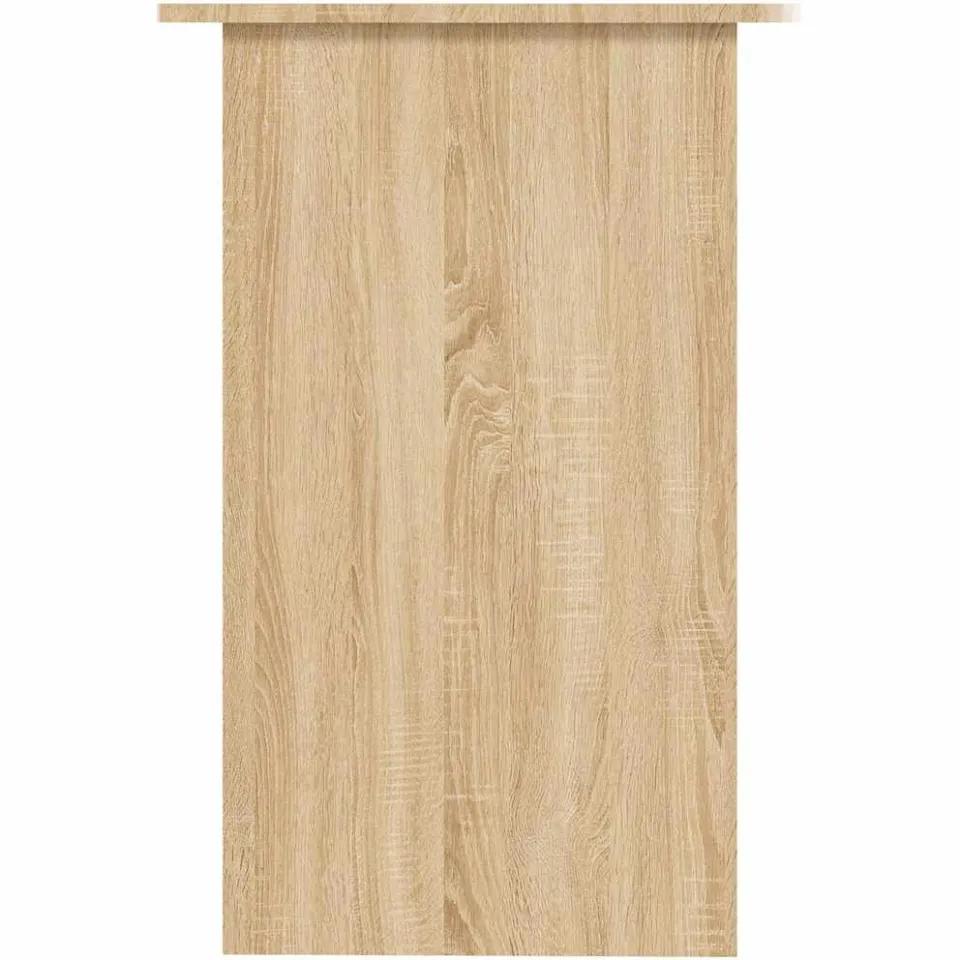 vidaXL Bureau 90x50x74 cm bewerkt hout sonoma eikenkleurig, foto 4