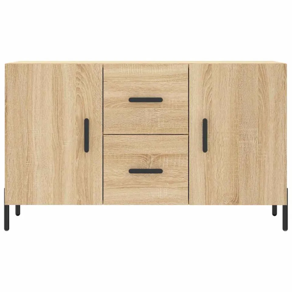 vidaXL Dressoir 100x36x60 cm bewerkt hout sonoma eikenkleurig, foto 4