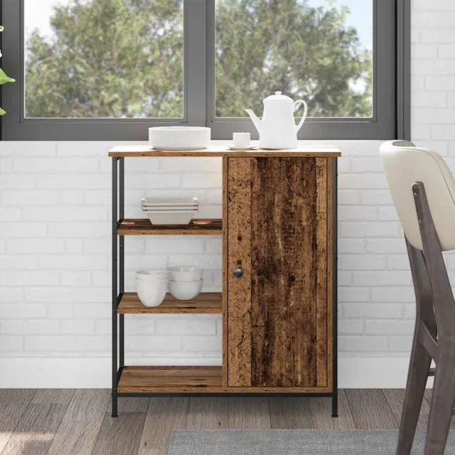 vidaXL Dressoir Oudhout 70 x 30 x 80 cm Bruin