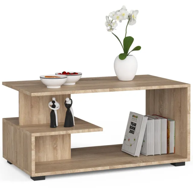 Salontafel Koffietafel PIN / AKORD Furniture Factory / Sonoma Eik / 90 x 45 x 51 cm