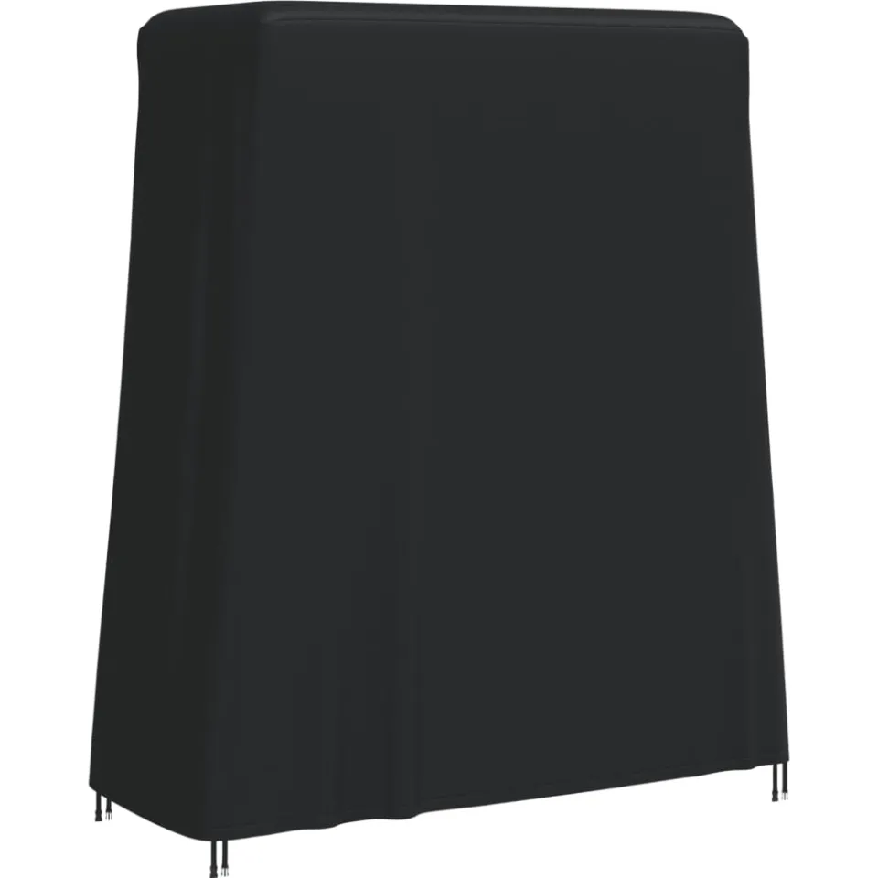 vidaXL Hoezen voor tafeltennistafel 2 st 165x70x185 cm 420D oxford zwart, foto 2