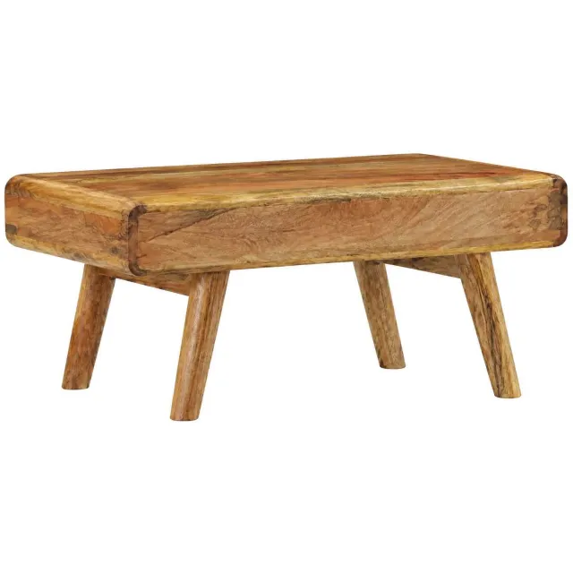 vidaXL Salontafel 90x50x40 cm massief mangohout Bruin