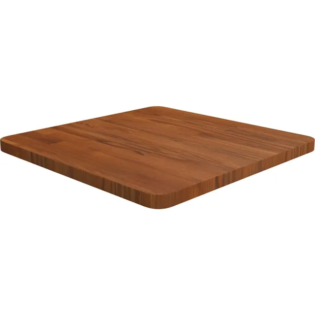 vidaXL Tafelblad vierkant 50x50x2,5cm behandeld eiken donkerbruin