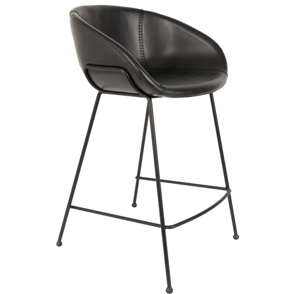 Zuiver Feston counter barkruk zwart, foto 3