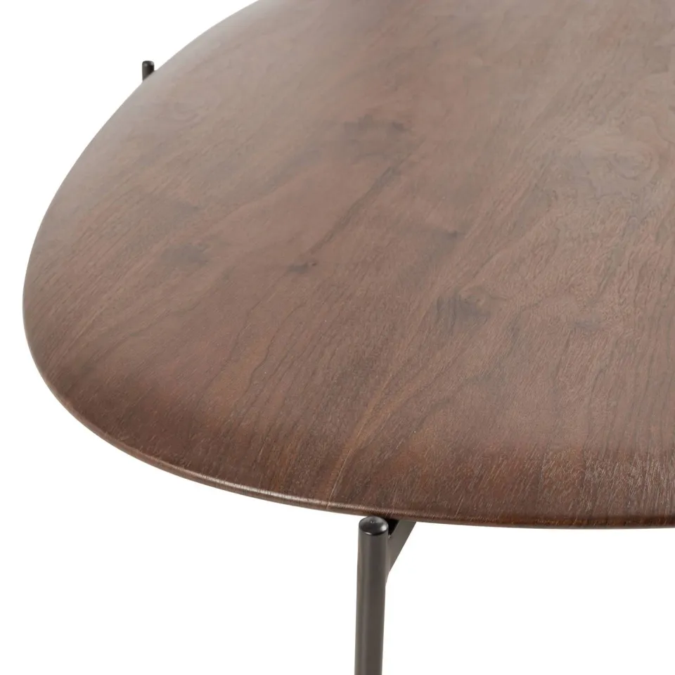WOOOD Kota Salontafel - MDF/Fineer - Bruin - 26x121x97, foto 7