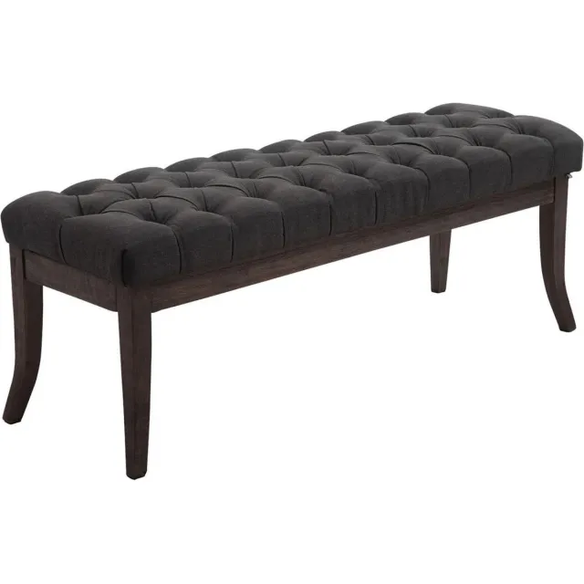 CLP Ramses Bank - Stof donkergrijs 120 cm