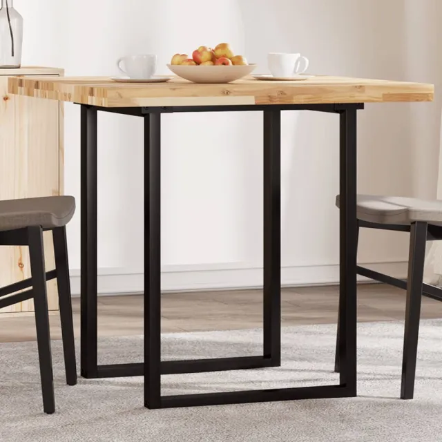 vidaXL Tafelblad vierkant 80x80x4 cm massief acaciahout Bruin